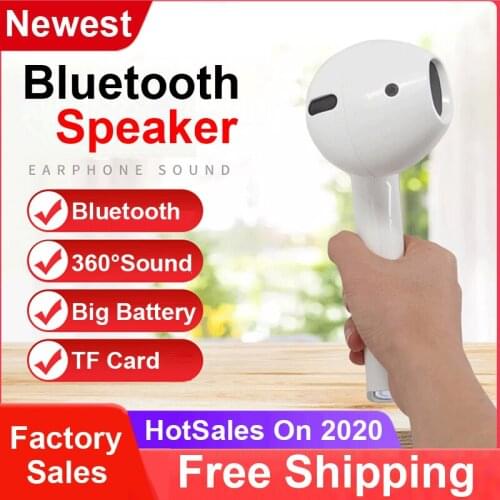 Loudspeaker Giant Headset Wireless Bluetooth Airbuds Speaker Portable 3D Stereo Surround Music Outdoor Support TF Mic Soundbar