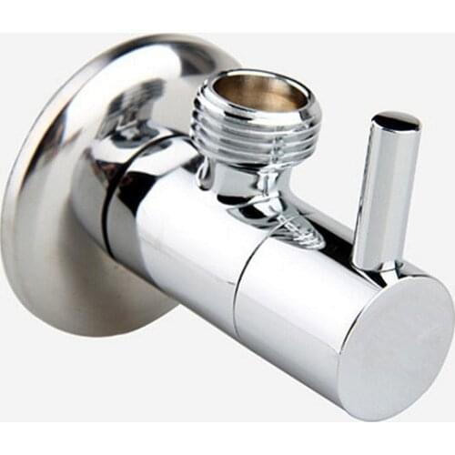 CLASSIC Bathroom accessory BRASS 1 / 2*1/2 interface round angle valve AG809