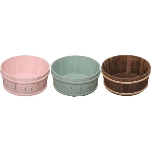 Small Wooden Baby Photography Bed Tub Photo Props Crib Newborn Baby Photography Bed Props For Baby