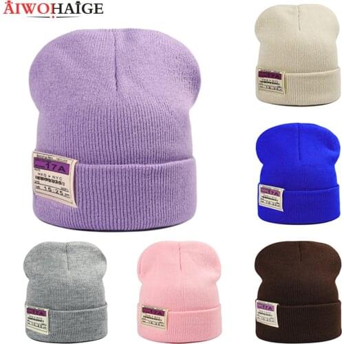 Pure Color Knitted Hat Simple Wild Hat Mens Hat Winter Womans Hat Fashion Outdoor Accessories Hip Hop Hat Popular Design