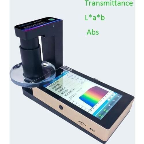 Portable spectrometer Transmittance L*a*b for eyeglass Lens filter test OHSP660T