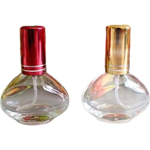 15ML 15CC Clear Transparent Glass Perfume Packing Bottle Empty Parfum Atomizer Glass Spray Bottle Circle Triangle Vial,30pcs/lot