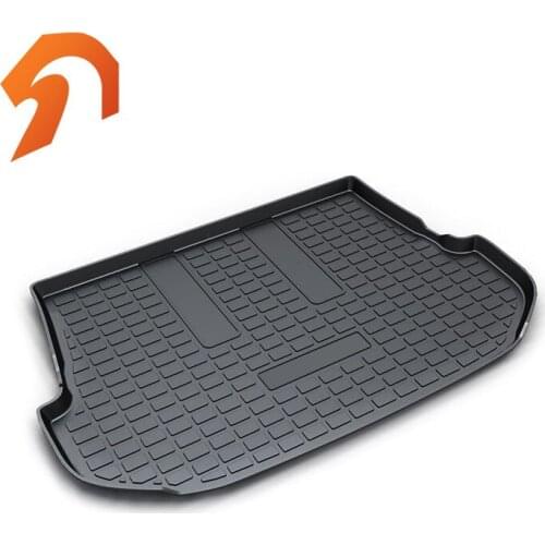 Rubber Rear Trunk Cover Cargo Liner Trunk Tray Floor Mats For TOYOTA FORTUNER 2016-2018 Carpet Liner Mats