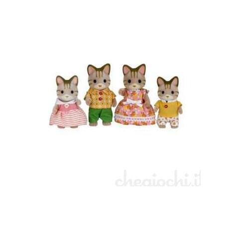 SYLVANIAN FAMILIES 5180 family Cats streaked