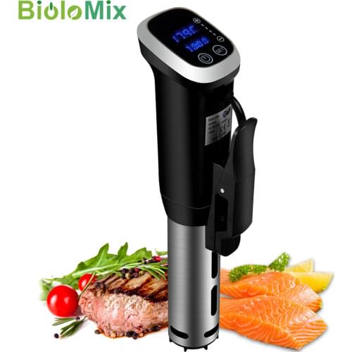 BioloMix 2.55 Generation Sous Vide Cooker IPX7 Waterproof Circulator Accurate Cooking With LED Digital Display