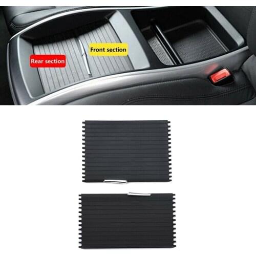Car Front/Rear Section Centre Console Cup Holder Roller Blind Cover for -BMW X5 X6 E70 E71 2007-2014 51166954943