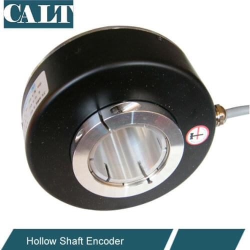 CALT GHH80 80mm outer size hollow encoder incremental rotary pulse encoder pnp with 18mm hole