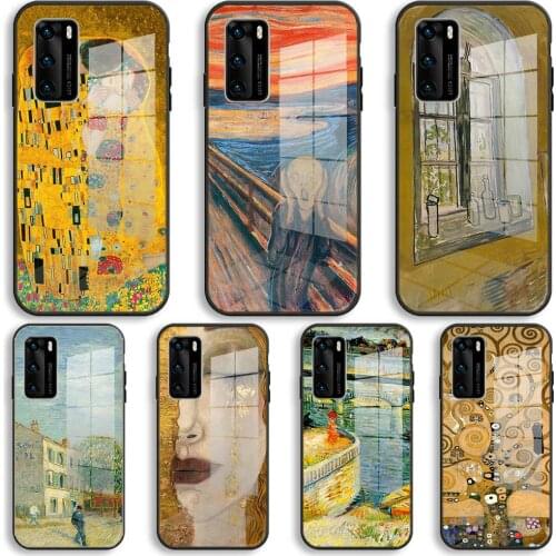 Gustav klimt tree of liFe 5G Cases Soft Glass For Samsung S20 S11 S10 S9 S8 Plus lite 10e Fe 5G TPU Balck Cover