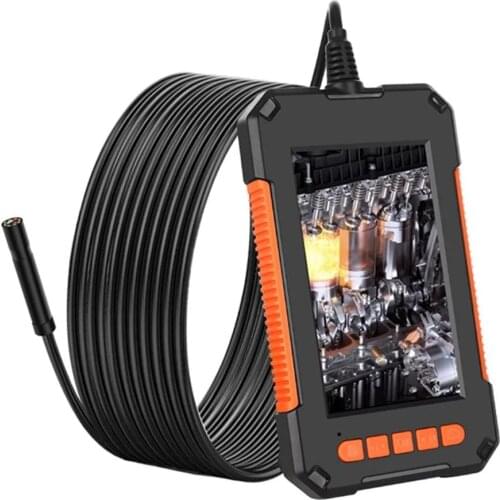 8 mm Endoscope Camera 1080P Industrial Endoscope 4.3” Screen Borescope For Pipeline Drain Sewer Inspection