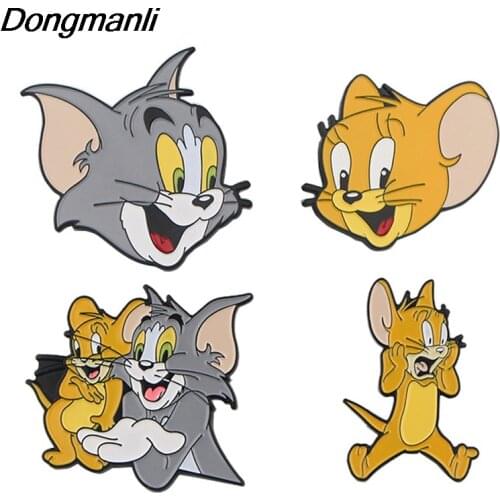 LT267 Anime Icons Manga Cat Creativity Enamel Pins Badge for Backpack Collar Lapel Pin Hat Jewelry Birthday Gifts for Friends