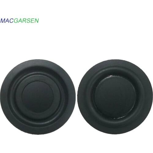 MACGARSEN 1 Pair 45mm Bass Diaphragm Passive Board Woofer Speaker Vibration Plate DIY Repair Subwoofer Rubber Side