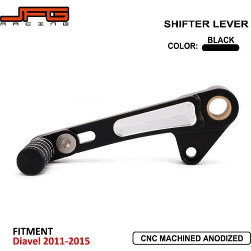 Motorbike Aluminum CNC Black Gear Shift Shifter Lever For Ducati Diavel 2011 2012 2013 2014 2015 Motorcycle