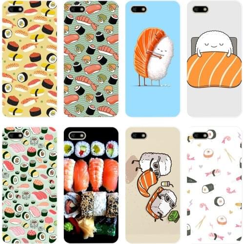 31H Japanese Sushi love Soft Silicone Tpu Cover Case for huawei Honor 7a pro 7x play case