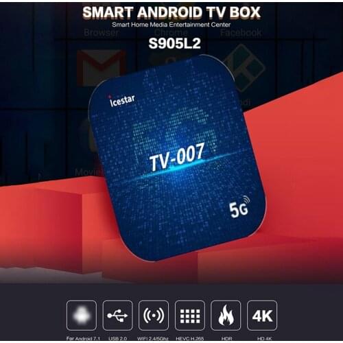 NEW 2021 Smart TV Box 4k 5G Wifi Smart Quad-core Wireless Network 16GB 32GB Set Dual Digital TV for Android Set Top Box