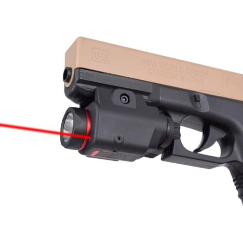 Fullsize Pistol Laser Light Combo Red Laser Sight Aim Hunting Weapons Flashlight Rifle Handgun Scout Light
