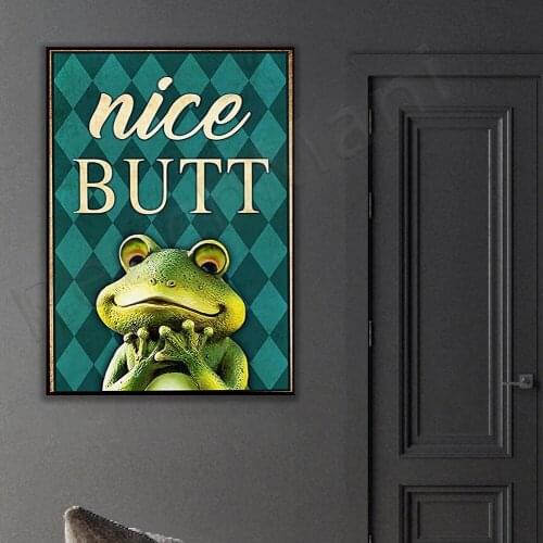 Frog prints, frog posters, frog wall art, frog lovers gift posters, canvas art