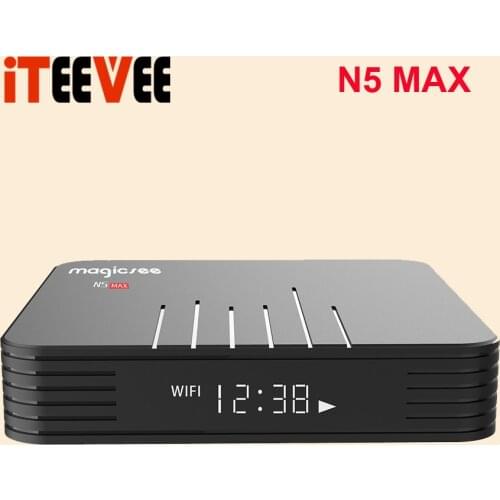 5PCS MAGICSEE N5 MAX Android TV Box Amlogic S905X3 Android 9.0 4GB RAM 32GB 64GB ROM 2.4G + 5G WiFi 1000Mbps BT4 4K Smart TV BOX