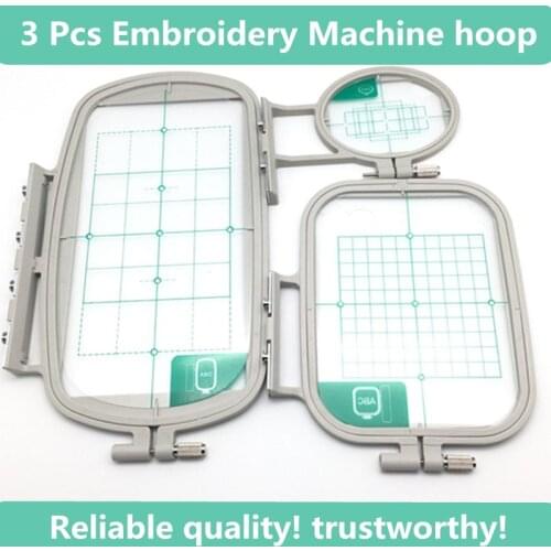 3PCS Sewing Embroidery Machine hoops set sewing hoops Frame Fit Brother SE350 SE400 LB6770 LB6800 SE270D HE120 HE240 Babylock