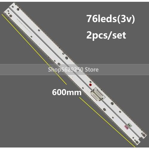 LED Backlight strip 76 lamp For 55MU-7.8.9-76EA-L R V7MU-550SMA/SMB-R0 BN96-42350A 42349A 42347a 42348a UA55MU7000 UE55MU7500