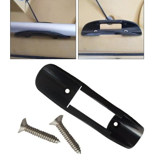 Universal Plastic Kayak Raft Paddle Holder with Fixing Hardware Fishing Rod Holder