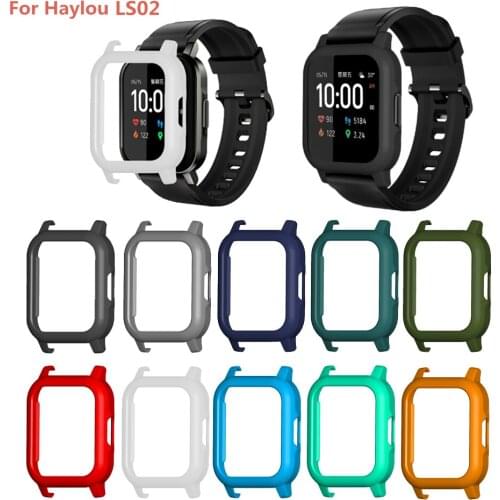 Protection Case for Xiaomi Haylou LS02 case PC Cover Screen Protector Shell