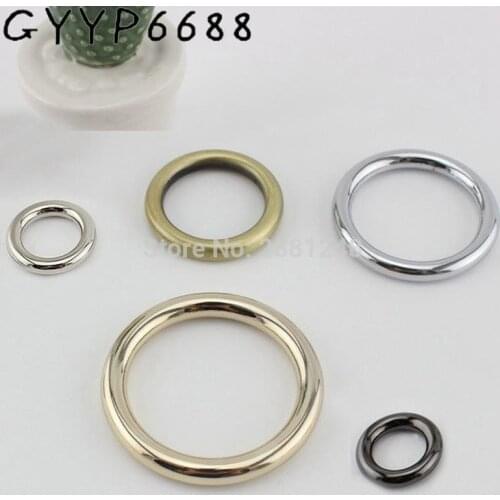 10pcs 13mm 18mm 25mm 32mm 38mm High quality die-casting welded ring leather hardware accessories clothing shoes bag metal ring