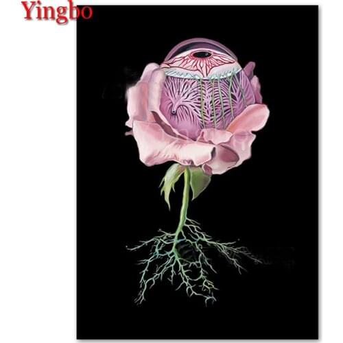 3D Diamond Embroidery Human Organs Flower Cross Stitch Full Square Drill Diy Diamond Painting Round Mosaic Medical Anatomy