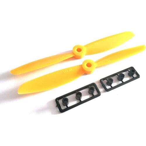 4Pcs 5045 Propeller 5x4.5 Prop yellow Props CW CCW For RC FPV Multicopter Drone Parts 2Pairs