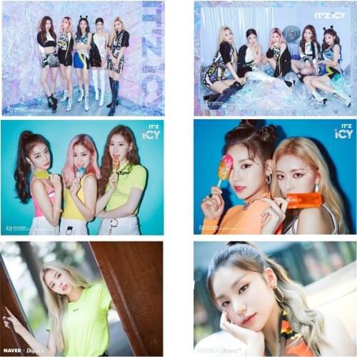 5D DIY Diamond Painting Korean Singer ITZY Album IT'Z ICY Full Diamond Embroidery Animal Home Decoration Cross Stitch Kits