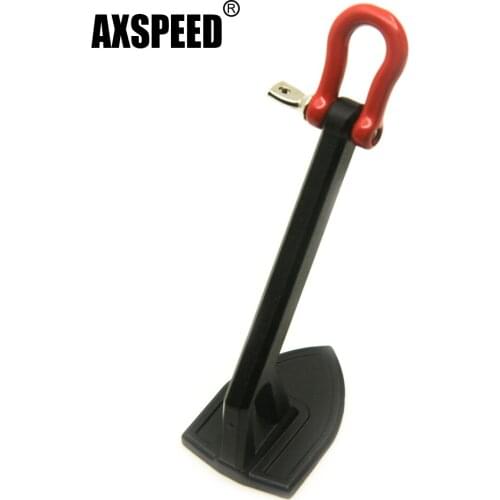 AXSPEED Simulation Heavy Metal Winch Anchor Winde Anker for Axial SCX10 1/10 RC Rock Crawler Car Decoration Accessories