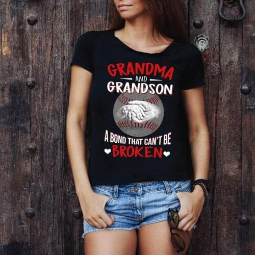 BASEBALL T-SHIRT - GRANDMA AND GRANDSON