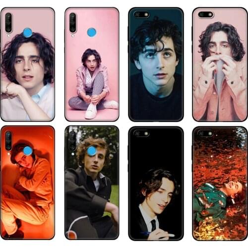 Black tpu Case For Xiaomi Redmi 7A 8 8A 9 9A 9C Case Redmi Note 8T 8 Pro T Note 9 9S 9 Pro Case Timothee Chalamet