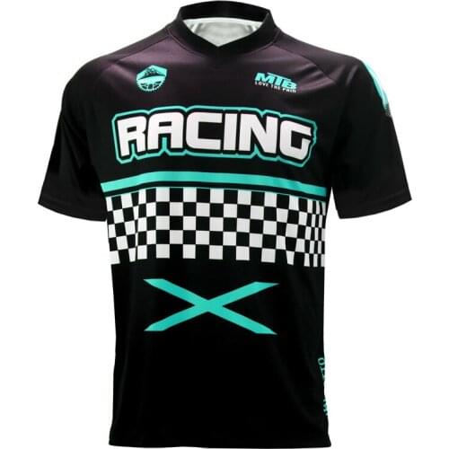 MTB Downhill Jersey Motorcycle Jersey Cycling Womens Loco Shirt Competitive Race Cycling Jersey Men‘s Short Sleeve T-shirt