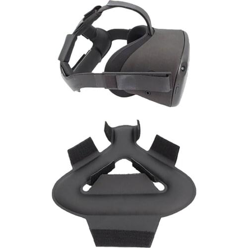 Leather Head Cushion Comfortable Strap Foam Pad for Oculus Quest /Rifts VR Headset Relieve Stress Headband for Oculus Rifts