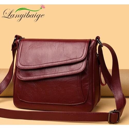 Summer Style Soft Leather Luxury Handbags And Ladies Bags Designer Ladies Shoulder Messenger Bag 2021 Multi-Pocket Ladies Bag