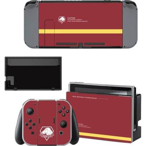 Nintendoswitch Skin Metal Gear Solid V Nintend Switch Stickers Decal for Nintendo Switch Console Joy-con Controller Dock Skins