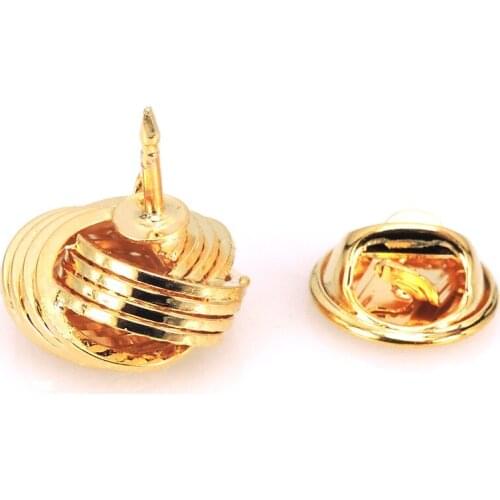 Novelty Mens Brooch Golden twist pin Hand painted knot brooches high quality mens accessories wholesale free shipping XZ017