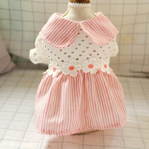 Puppy Dress Girl Cat Dog Skirt Summer Clothes Wedding Dress Hiromi Poodle Cat Rabbit Dog Cute Skirt RopadePerro Pet Cat Clothing