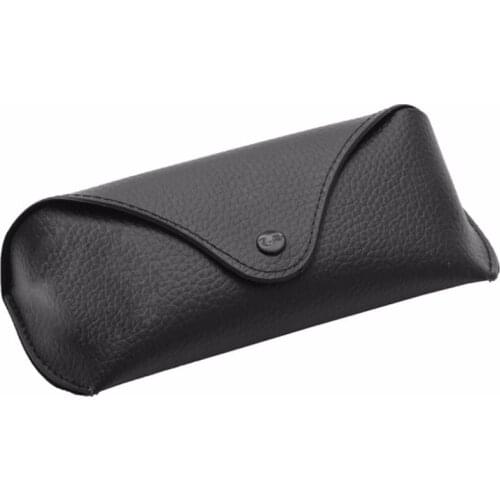 Durable Leather Eye Glasses Sunglasses Shell Hard Case Protector Box Pouch Bag