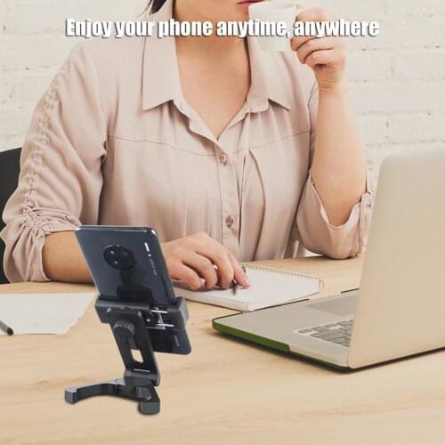 Adjustable Cell Phone Stand Foldable Phone Holder for Home Office