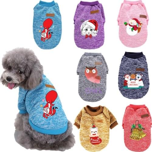 Halloween Christmas Pet Dog Clothes for Small Dogs,Pumpkin Pet Cat Sweater Coat,Autumn and Winter Warm Teddy Chihuahua Jacket