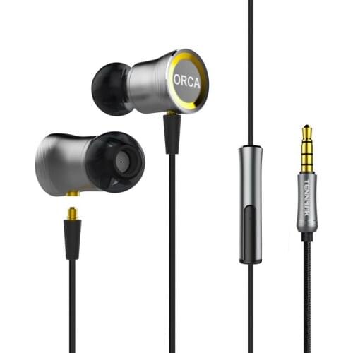 TENNMAK ORCA Detachable MMCX Sport Metal In Ear Earphones Earbud with Microphone