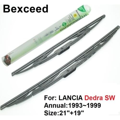 New Bexceed of 1 Pair(21"+19") High Quality Car windshield Traditional Wiper Blade for LANCIA Dedra SW