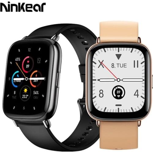 Ninkear UM68T Smart Watch 1.69 Inch 2.5D Full Touch Screen IP68 Waterproof Mens and Womens Sports Health Detection Smart Watch