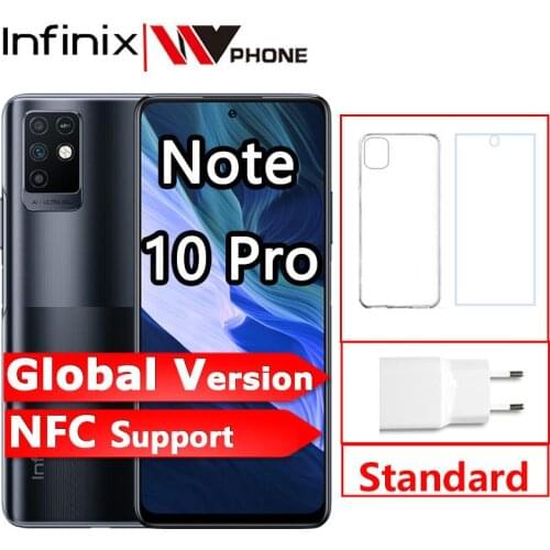 Global Version Infinix Note 10 Pro NFC Support 6.95'' Display Smartphone Helio G95 64MP Camera 33W Super Charge 5000 Battery