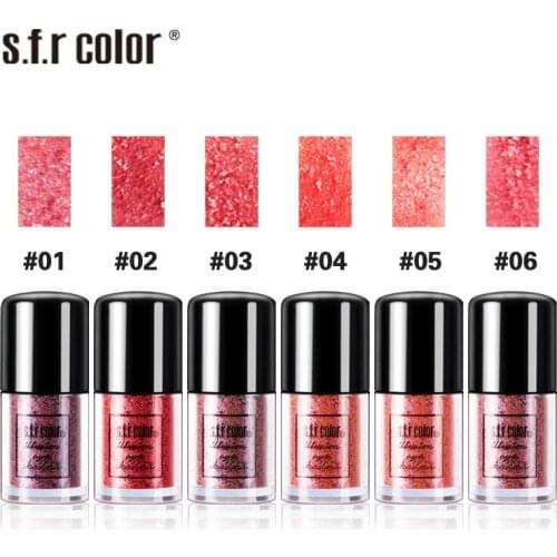 1pc Eye Shadow Powder 6 Style Shimmering Pearl Highlighter Brightening Powder Glitter For Face Eyes Natural Stage Makeup