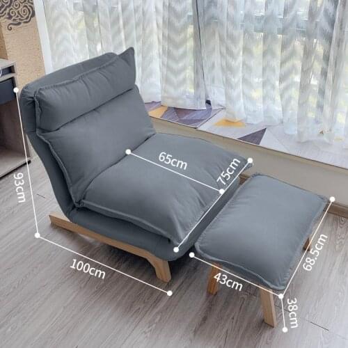 YL Lazy Sofa Japanese Style Recliner Home Balcony Leisure Small Apartment Tatami Bedroom Single Light Luxury Reading Chair