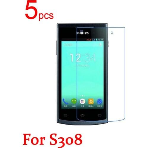 5pcs/lot Ultra Clear/Matte/Nano anti-Explosion LCD Screen Protector Film Cover For Philips S388 S308 S326 Protective Film