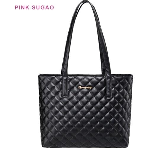Pink Sugao women purse luxury handbags women bags designer leather shoulder bag tote bag 2019 fashion purses and handbags new