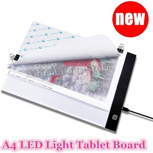 A4 USB LED Light Board Ultra Thin Light Pad Light Box Apply to 5D Diamond Painting Artcraft Tattoo Watercolour Copy Quilting